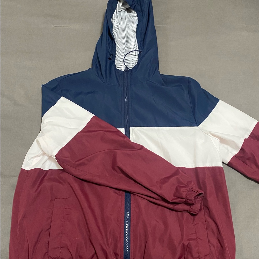 Multicolor Windbreaker Ambiance Outerwear